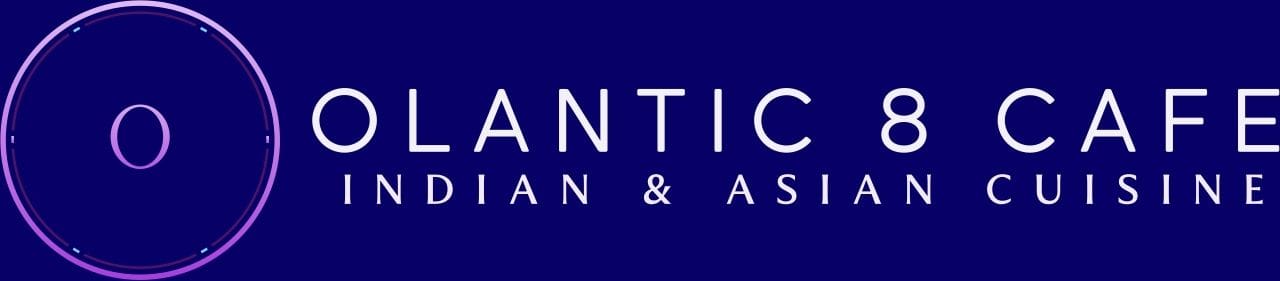 OLANTIC 8 CAFE Logo - Indian and Asian Cuisine Sector 83 Gurgaon